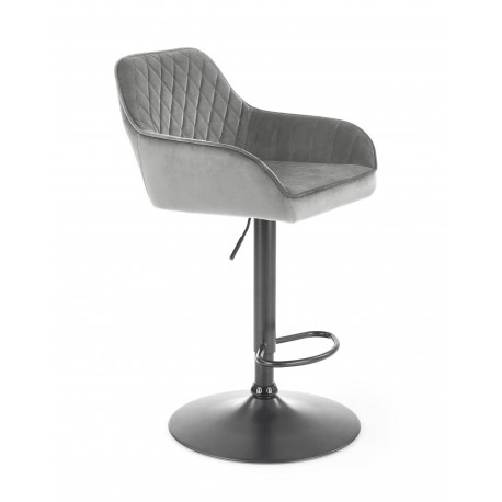 60-20770 H103 bar stool grey DIOMMI V-CH-H/103-POPIELATY