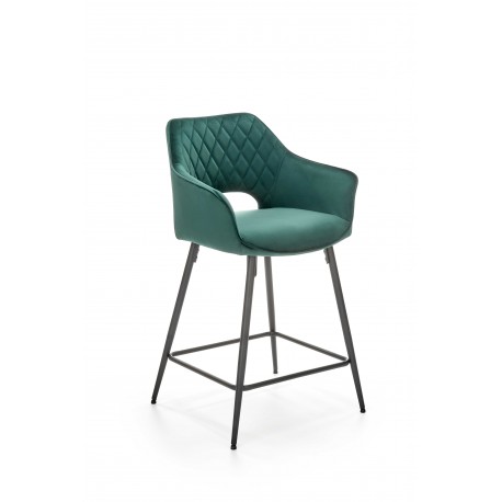 60-20776 H107 bar stool, color: dark green DIOMMI V-CH-H/107-C.ZIELONY