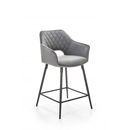 60-20777 H107 bar stool, color: grey DIOMMI V-CH-H/107-POPIELATY