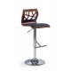 60-20809 H34 bar stool color: black DIOMMI V-CH-H/34