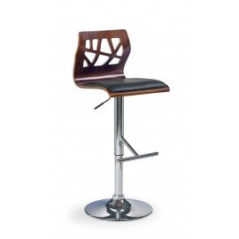 60-20809 H34 bar stool color: black DIOMMI V-CH-H/34