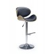 60-20811 H44 bar stool color: light oak/black DIOMMI V-CH-H/44-J.DĄB-CZARNY