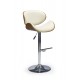 60-20812 H44 bar stool color: walnut/creamy DIOMMI V-CH-H/44-ORZECH-KREMOWY