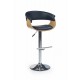 60-20813 H45 bar stool color: light oak/black DIOMMI V-CH-H/45-J.DĄB-CZARNY