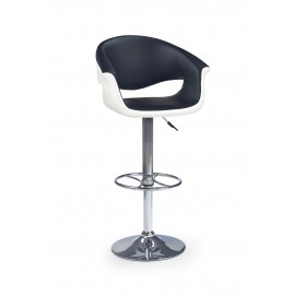 60-20814 H46 bar stool color: white/black DIOMMI V-CH-H/46