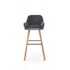 60-20827 H93 bar stool, color: dark grey DIOMMI V-CH-H/93-C.POPIEL