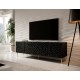 60-19690 HOLE TV Stand 190 black mat/ black mat DIOMMI CAMA-HOLE-RTV-190-CZ/CZ