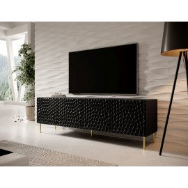 60-19690 HOLE TV Stand 190 black mat/ black mat DIOMMI CAMA-HOLE-RTV-190-CZ/CZ