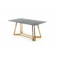 60-21408 KONAMI table, color: top - black marble, legs - gold DIOMMI V-CH-KONAMI-ST