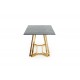 60-21408 KONAMI table, color: top - black marble, legs - gold DIOMMI V-CH-KONAMI-ST