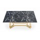 60-21408 KONAMI table, color: top - black marble, legs - gold DIOMMI V-CH-KONAMI-ST