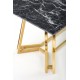 60-21408 KONAMI table, color: top - black marble, legs - gold DIOMMI V-CH-KONAMI-ST