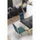 60-21408 KONAMI table, color: top - black marble, legs - gold DIOMMI V-CH-KONAMI-ST