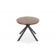 60-21436 LOCARNO table, color: walnut / black DIOMMI V-CH-LOCARNO-ST