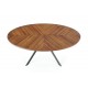 60-21436 LOCARNO table, color: walnut / black DIOMMI V-CH-LOCARNO-ST
