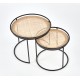 60-21466 MANADO set of 2 c. tables DIOMMI V-CH-MANADO-LAW