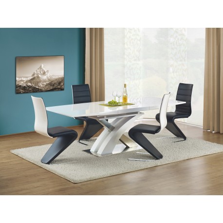 60-21782 SANDOR extension table color: white DIOMMI V-CH-SANDOR-ST-LAK-BIAŁY