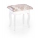60-21795 SARA dresser console with stool, white matt DIOMMI V-CH-SARA-KONSOLKA