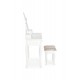 60-21795 SARA dresser console with stool, white matt DIOMMI V-CH-SARA-KONSOLKA