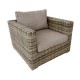 CHLOE 5242 G ΠΟΛΥΘΡΟΝΑ WICKER/RATTAN 85Χ85Χ67 ΕΚ