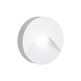 80201920 it-Lighting Horseshoe LED 2W 3CCT Outdoor Wall Lamp White D:12.8cmx3cm (80201920)