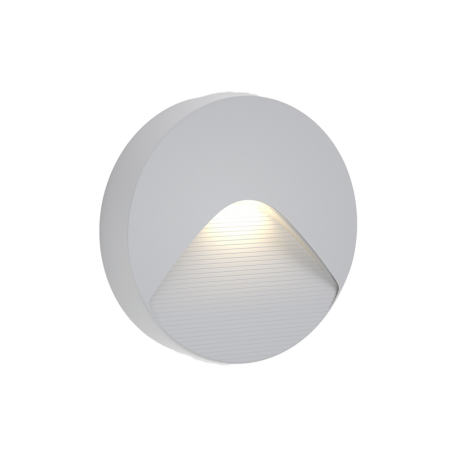 80201930 it-Lighting Horseshoe LED 2W 3CCT Outdoor Wall Lamp Grey D:12.8cmx3cm (80201930)