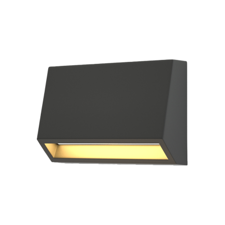 80202140 it-Lighting Blue LED 3W 3CCT Outdoor Wall Lamp Anthracite D10cmx7cm (80202140)