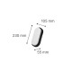 80202920 it-Lighting Echo LED 15W 3CCT Outdoor Wall Lamp White D:23cmx10.5cm (80202920)