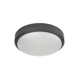 80300240 it-Lighting Echo LED 15W 3CCT Outdoor Ceiling Light Anthracite D:21cmx6cm (80300240)