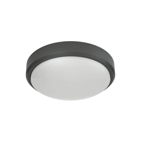 80300240 it-Lighting Echo LED 15W 3CCT Outdoor Ceiling Light Anthracite D:21cmx6cm (80300240)