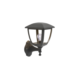 80201214 it-Lighting Avalanche 1xE27 Outdoor Wall Lamp Black D:22cmx30cm (80201214)