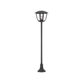 80500114 it-Lighting Avalanche 1xE27 Outdoor Pole Light Black D:120cmx18.5cm (80500114)