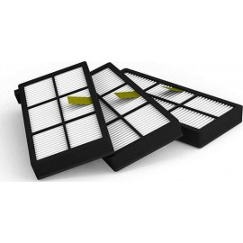 iRobot 800/900 Series Φίλτρα Hepa Σκούπας Ρομπότ Συμβατά με iRobot 3τμχ