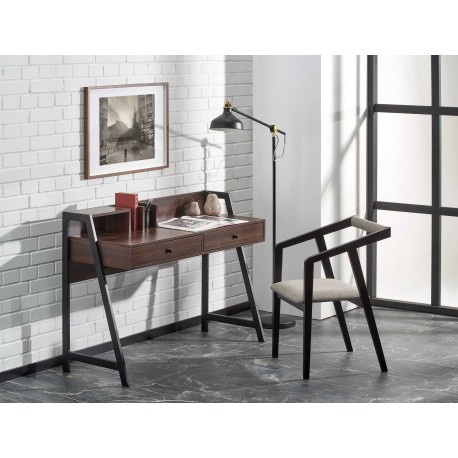 60-20400 B47 desk walnut / black DIOMMI V-CH-B/47