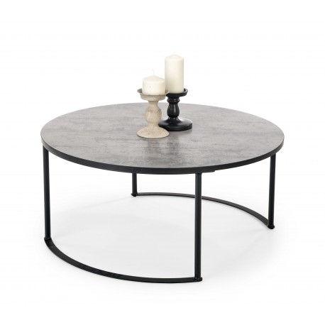 60-21461 MACAO coffee table, gray / black DIOMMI V-CH-MACAO-LAW