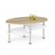 60-21507 MEDEA coffee table color: sonoma oak/extra white DIOMMI V-CH-MEDEA-LAW