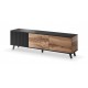 60-22656 RANDOM RTV-2 TV-stand, color: wotan oak/black DIOMMI V-PL-RANDOM-RTV-2