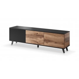 60-22656 RANDOM RTV-2 TV-stand, color: wotan oak/black DIOMMI V-PL-RANDOM-RTV-2