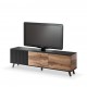 60-22656 RANDOM RTV-2 TV-stand, color: wotan oak/black DIOMMI V-PL-RANDOM-RTV-2