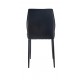 0032.XS79BL Alba καρέκλα μεταλλική 46x53x87cm Pu Μαύρο Μαύρο 46x53εκ. Height : 87εκ.