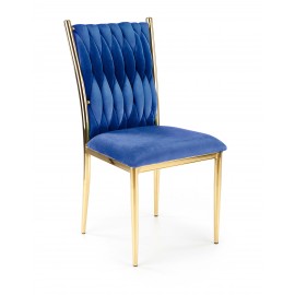 60-21196 K436 chair color: dark blue / gold DIOMMI V-CH-K/436-KR-GRANATOWY/ZŁOTY