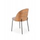 60-21232 K451 chair color: grey / light walnut DIOMMI V-CH-K/451-KR