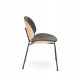 60-21262 K467 chair natural oak / dark grey DIOMMI V-CH-K/467-KR