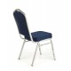 60-21373 K66 S chair color: blue, silver frame DIOMMI V-CH-K/66S-KR-NIEBIESKI