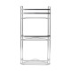 02-6464 ESTIA ΕΤΑΖΕΡΑ ELEGANT ΜΕΤΑΛΛΙΚΗ ΓΩΝΙΑΚΗ 3 ΘΕΣΕΩΝ 54x28x18cm ΧΡΩΜΙΟΥ