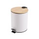 02-12731 ESTIA ΧΑΡΤΟΔΟΧΕΙΟ ΜΠΑΝΙΟΥ BAMBOO ESSENTIALS SOFT CLOSE 5lt ΛΕΥΚΟ
