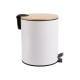 02-12731 ESTIA ΧΑΡΤΟΔΟΧΕΙΟ ΜΠΑΝΙΟΥ BAMBOO ESSENTIALS SOFT CLOSE 5lt ΛΕΥΚΟ