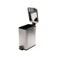 02-5542 ESTIA ΧΑΡΤΟΔΟΧΕΙΟ ΜΠΑΝΙΟΥ SOFT CLOSE ΑΝΟΞΕΙΔΩΤΟ SLIM 5lt ΜΑΤ ΙΝΟΞ