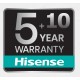 HISENSE EASY SMART CA35YR4FG/CA35YR4FW  ΚΛΙΜΑΤΙΣΤΙΚΟ ΤΟΙΧΟΥ INVERTER 12000 BTU A+++/A+