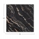 ΕΠΙΦΑΝΕΙΑ ΤΡΑΠΕΖΙΟΥ 5787 ΤΕΤΡΑΓΩΝΗ WERZALIT 60Χ60εκ. BLACK GOLD MARBLE HM5229.15